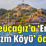 Kaleüçağız’a ‘En İyi Turizm Köyü’ ödülü