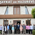 Kaymakam Dervişoğlu ve Başkan Kocagöz, Şefkat ve Huzurevi’ne ziyaret