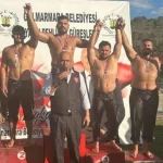 Kemer Belediyesi güreşçisinden kürsü başarısı