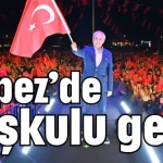 Kepez’de coşkulu gece