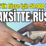 Manavgat'ta 2,73 m2'lik hisse için 50.000 Euro'luk 5 taksitte rüşvet