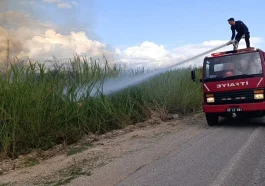 Manavgat'ta uyarılara rağmen dökülen çöpler yangına neden oldu