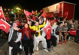 Milli maç heyecanı Dokumapark’ta yaşandı