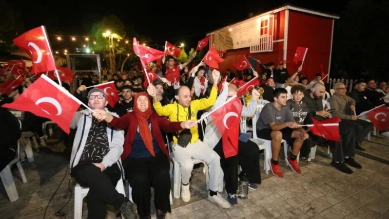 Milli maç heyecanı Dokumapark’ta yaşandı