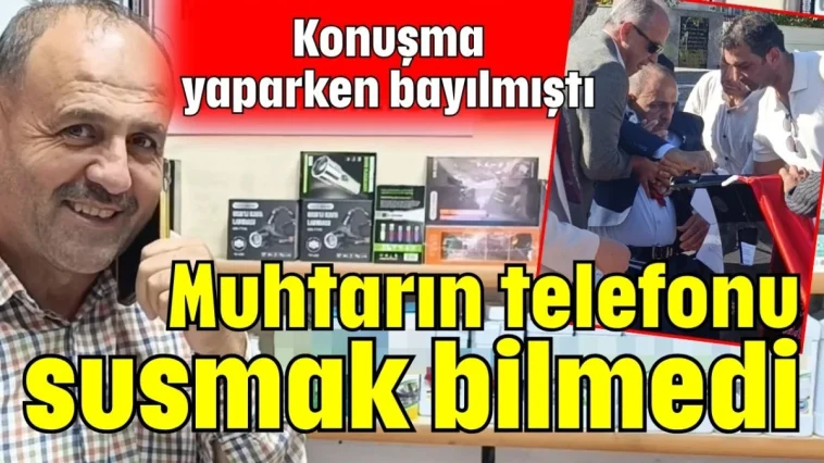 Muhtarın telefonu susmak bilmedi