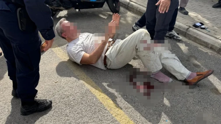 Rus çiftin kavgasında kan döküldü