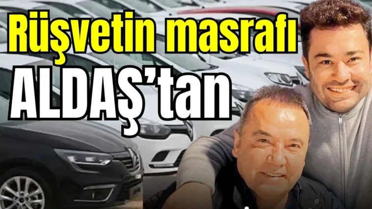 Rüşvetin masrafı ALDAŞ'tan