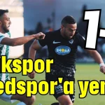 Serikspor Amedspor'a yenildi 1-2