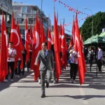 Serik'te coşkulu Cumhuriyet kutlaması