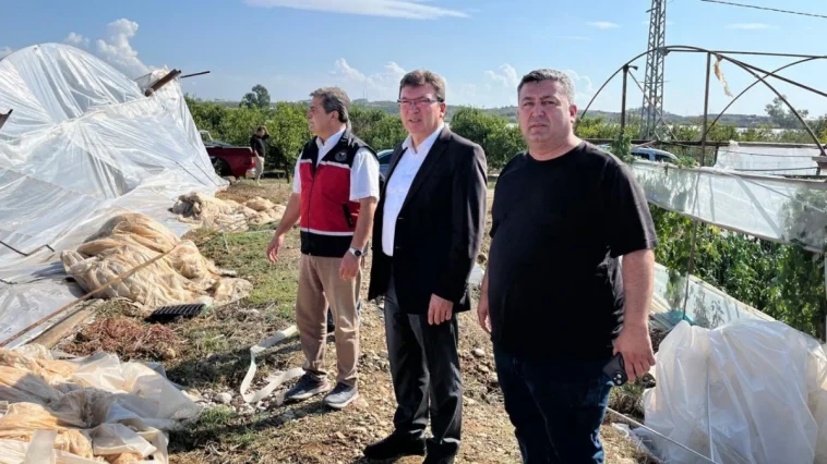 Serik’te seralarda hasar tespit çalışmaları başladı