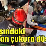 6 yaşındaki Osman çukura düştü!