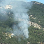 Muğlada ormanlık alanda yangın çıktı