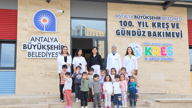Büyükşehir Kepez Santral Mahallesi 100. Yıl Kreşi açıldı