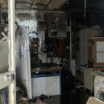 Tamirhanede yangın hasara neden oldu