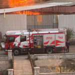 Antalyada ahşap presleme ve üretme atölyesinde yangın