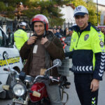 Kaskın Varsa Şansın da Var projesi kapsamında sürücülere kask dağıtıldı