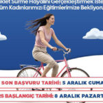 Kepez’de kadınlara özel bisiklet eğitimi