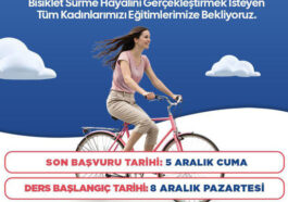 Kepez’de kadınlara özel bisiklet eğitimi