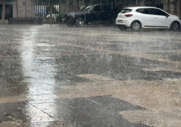 Antalyada dolu yağışı