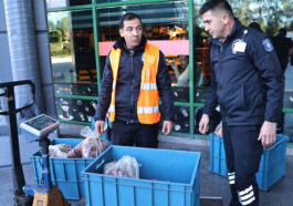 Otogarda usulsüz taşınan 270 kilo ete el konuldu