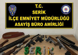 Serikte uyuşturucu ve silah operasyonu: 8 şüpheli yakalandı