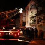 Apartmanda yangın; komşu anne ve 3 çocuğu dumandan etkilendi