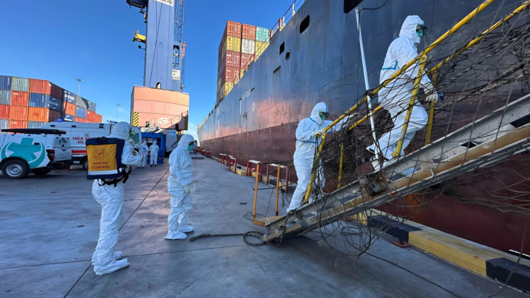 Antalya Limanı’nda Halk Sağlığı Acil Durum Tatbikatı