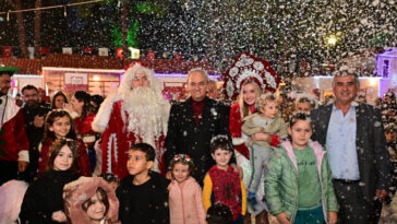 Antalya Kepez’de yeni yıl heyecanı kar yağışıyla başladı