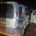 Araç şarampole düştü: 3 yaralı