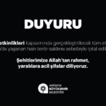 Antalyada yılbaşı etkinlikleri iptal edildi