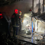 Muz sarartma tesisleri yangında zarar gördü