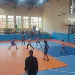 Aksu'da basketbol okul faaliyetleri devam ediyor