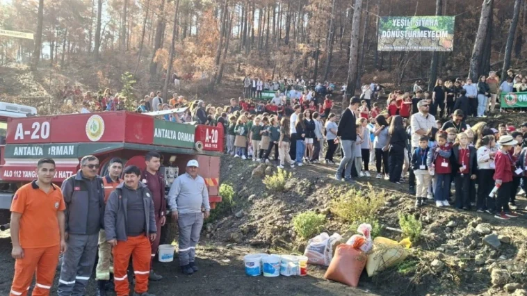 Alanya’da öğrencilere orman yangınları eğitimi
