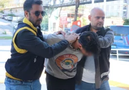 Alanya'da sokakta kadına saldırıda bulunan şahıs adliyeye sevk edildi