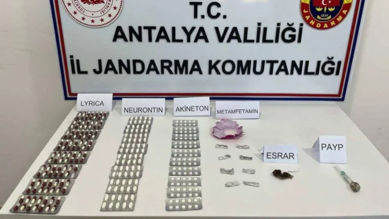 Alanya'da uyuşturucu baskını