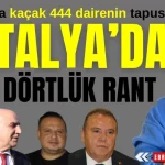 Altıntaş'ta kaçak 444 dairenin tapusu kimde? Antalya'da dört dörtlük rant