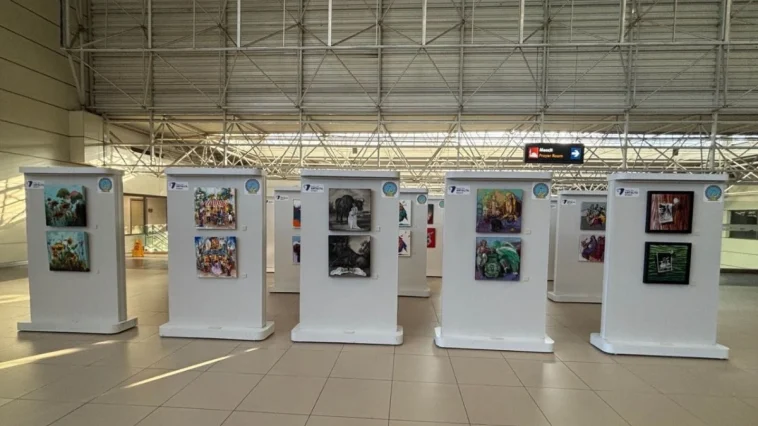 Antalya Havalimanında sanat yolculuğu