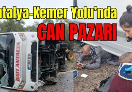 Antalya-Kemer Yolu'nda can pazarı