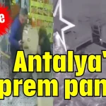 Antalya'da deprem paniği