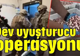 Antalya'da dev uyuşturucu operasyonu