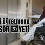 Antalya'da engelli öğretmene asansör eziyeti