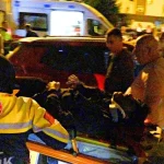 Antalya’da iki araç arasında sıkışan sürücünün ayağı kırıldı