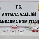 Antalya’da jandarmadan uyuşturucu operasyonu