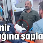 Antalya’da korkunç kaza! Demir ayağına saplandı