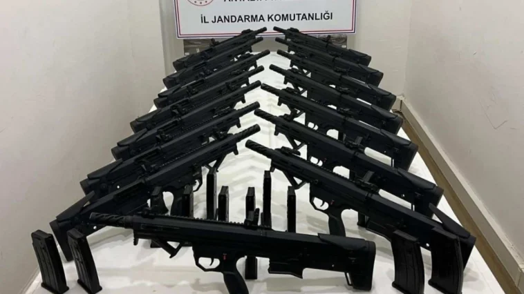 Antalya'da silah operasyonu