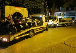 Antalya'da şok motosiklet uygulamasında 40 araç trafikten men edildi