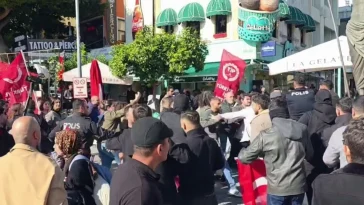 Antalya'da TİP üyeleri ile ülkücüler tartıştı