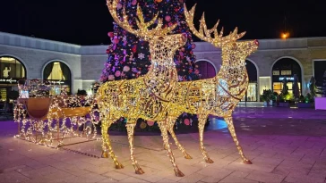 Antalya'da yılbaşı renkliliği