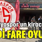 Antalyaspor'un kiracısıyla kedi fare oyunu