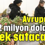 Avrupa'ya 12 milyon dolarlık çiçek satacağız